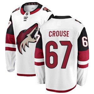 Men's Fanatics Branded Arizona Coyotes Lawson Crouse White Away Jersey - Authentic