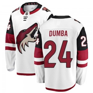 Men's Fanatics Branded Arizona Coyotes Matt Dumba White Away Jersey - Breakaway
