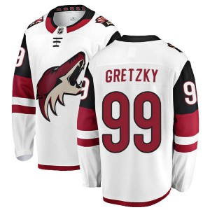 Men's Fanatics Branded Arizona Coyotes Wayne Gretzky White Away Jersey - Authentic