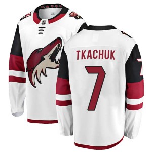Men's Fanatics Branded Arizona Coyotes Keith Tkachuk White Away Jersey - Authentic