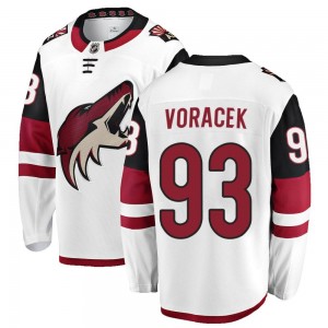 Men's Fanatics Branded Arizona Coyotes Jakub Voracek White Away Jersey - Breakaway