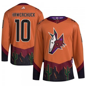 Men's Adidas Arizona Coyotes Dale Hawerchuck Orange Reverse Retro 2.0 Jersey - Authentic