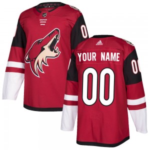 Youth Adidas Arizona Coyotes Custom Custom Maroon Home Jersey - Authentic