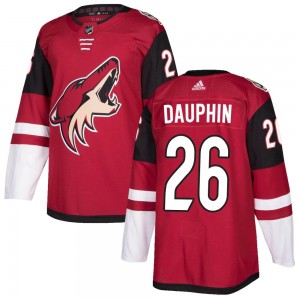 Youth Adidas Arizona Coyotes Laurent Dauphin Maroon Home Jersey - Authentic