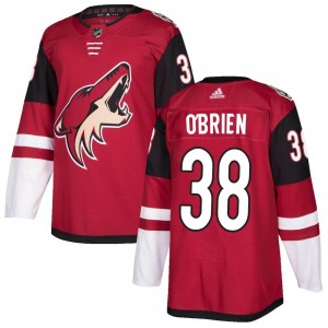 Youth Adidas Arizona Coyotes Liam O'Brien Maroon Home Jersey - Authentic