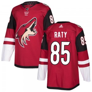 Youth Adidas Arizona Coyotes Aku Raty Maroon Home Jersey - Authentic