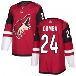 Men's Adidas Arizona Coyotes Matt Dumba Maroon Home Jersey - Authentic