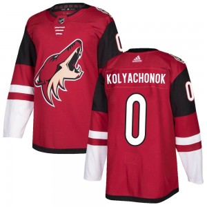 Men's Adidas Arizona Coyotes Vladislav Kolyachonok Maroon Home Jersey - Authentic