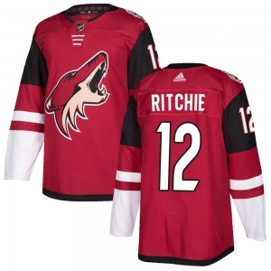 Men's Adidas Arizona Coyotes Nick Ritchie Maroon Home Jersey - Authentic