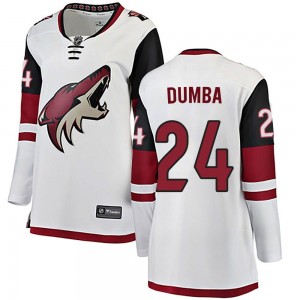 Women's Fanatics Branded Arizona Coyotes Matt Dumba White Away Jersey - Breakaway