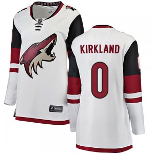 Women's Fanatics Branded Arizona Coyotes Justin Kirkland White Away Jersey - Breakaway