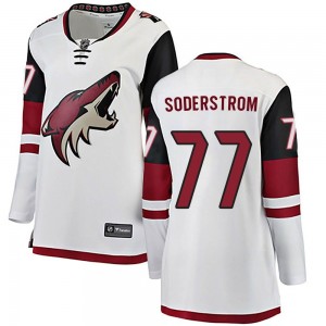 Women's Fanatics Branded Arizona Coyotes Victor Soderstrom White Away Jersey - Breakaway