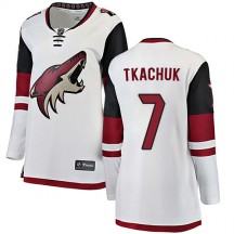Women's Fanatics Branded Arizona Coyotes Keith Tkachuk White Away Jersey - Authentic