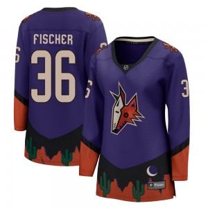 Women's Fanatics Branded Arizona Coyotes Christian Fischer Purple 2020/21 Special Edition Jersey - Breakaway