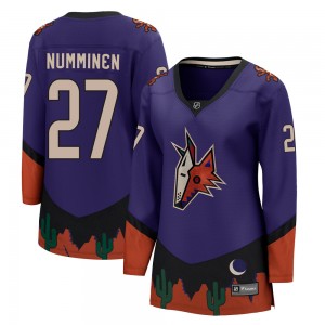 Women's Fanatics Branded Arizona Coyotes Teppo Numminen Purple 2020/21 Special Edition Jersey - Breakaway