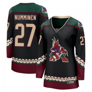 Women's Fanatics Branded Arizona Coyotes Teppo Numminen Black 2021/22 Home Jersey - Breakaway