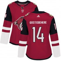 Women's Adidas Arizona Coyotes Shayne Gostisbehere Maroon Home Jersey - Authentic