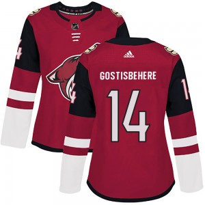 Women's Adidas Arizona Coyotes Shayne Gostisbehere Maroon Home Jersey - Authentic