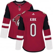 Women's Adidas Arizona Coyotes Liam Kirk Maroon Home Jersey - Authentic