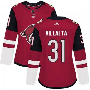 Women's Adidas Arizona Coyotes Matt Villalta Maroon Home Jersey - Authentic