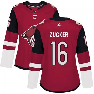 Women's Adidas Arizona Coyotes Jason Zucker Maroon Home Jersey - Authentic