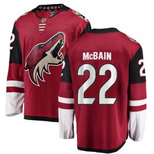 Men's Fanatics Branded Arizona Coyotes Jack McBain Red Home Jersey - Breakaway
