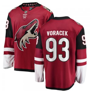 Men's Fanatics Branded Arizona Coyotes Jakub Voracek Red Home Jersey - Breakaway