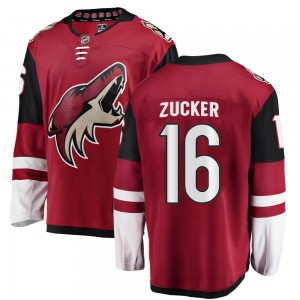 Men's Fanatics Branded Arizona Coyotes Jason Zucker Red Home Jersey - Breakaway