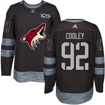 Youth Arizona Coyotes Logan Cooley Black 1917-2017 100th Anniversary Jersey - Authentic