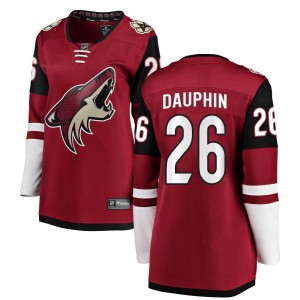 Women's Fanatics Branded Arizona Coyotes Laurent Dauphin Red Home Jersey - Breakaway