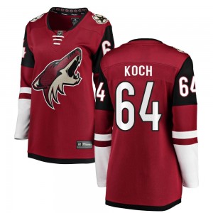 Women's Fanatics Branded Arizona Coyotes Patrik Koch Red Home Jersey - Breakaway