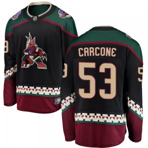 Youth Fanatics Branded Arizona Coyotes Michael Carcone Black Alternate Jersey - Breakaway