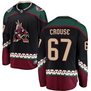 Youth Fanatics Branded Arizona Coyotes Lawson Crouse Black Alternate Jersey - Breakaway