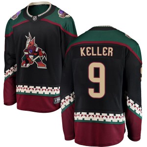 Youth Fanatics Branded Arizona Coyotes Clayton Keller Black Alternate Jersey - Breakaway