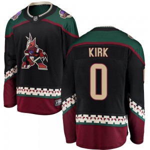Youth Fanatics Branded Arizona Coyotes Liam Kirk Black Alternate Jersey - Breakaway