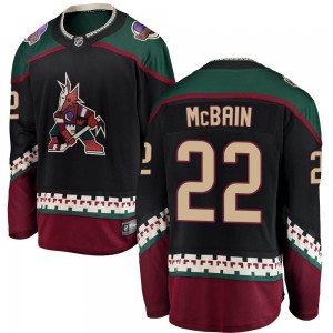Youth Fanatics Branded Arizona Coyotes Jack McBain Black Alternate Jersey - Breakaway