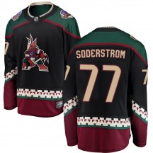 Youth Fanatics Branded Arizona Coyotes Victor Soderstrom Black Alternate Jersey - Breakaway
