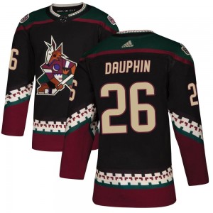 Women's Adidas Arizona Coyotes Laurent Dauphin Black Alternate Jersey - Authentic