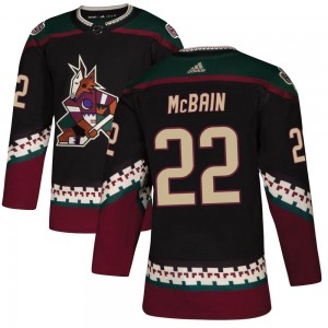 Women's Adidas Arizona Coyotes Jack McBain Black Alternate Jersey - Authentic