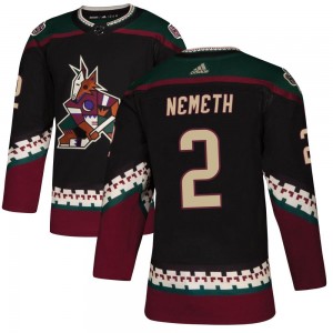 Women's Adidas Arizona Coyotes Patrik Nemeth Black Alternate Jersey - Authentic