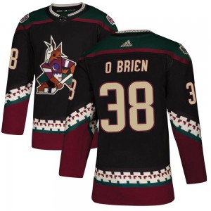 Women's Adidas Arizona Coyotes Liam O'Brien Black Alternate Jersey - Authentic