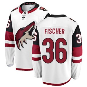 Youth Fanatics Branded Arizona Coyotes Christian Fischer White Away Jersey - Authentic