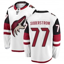 Youth Fanatics Branded Arizona Coyotes Victor Soderstrom White Away Jersey - Breakaway