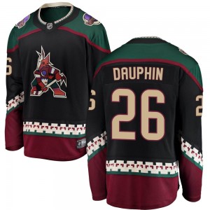 Men's Fanatics Branded Arizona Coyotes Laurent Dauphin Black Alternate Jersey - Breakaway
