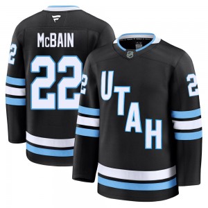 Men's Fanatics Utah Hockey Club Jack McBain Black Home Jersey - Premium