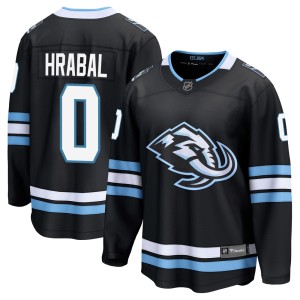 Men's Fanatics Utah Mammoth Michael Hrabal Black Home Jersey - Breakaway